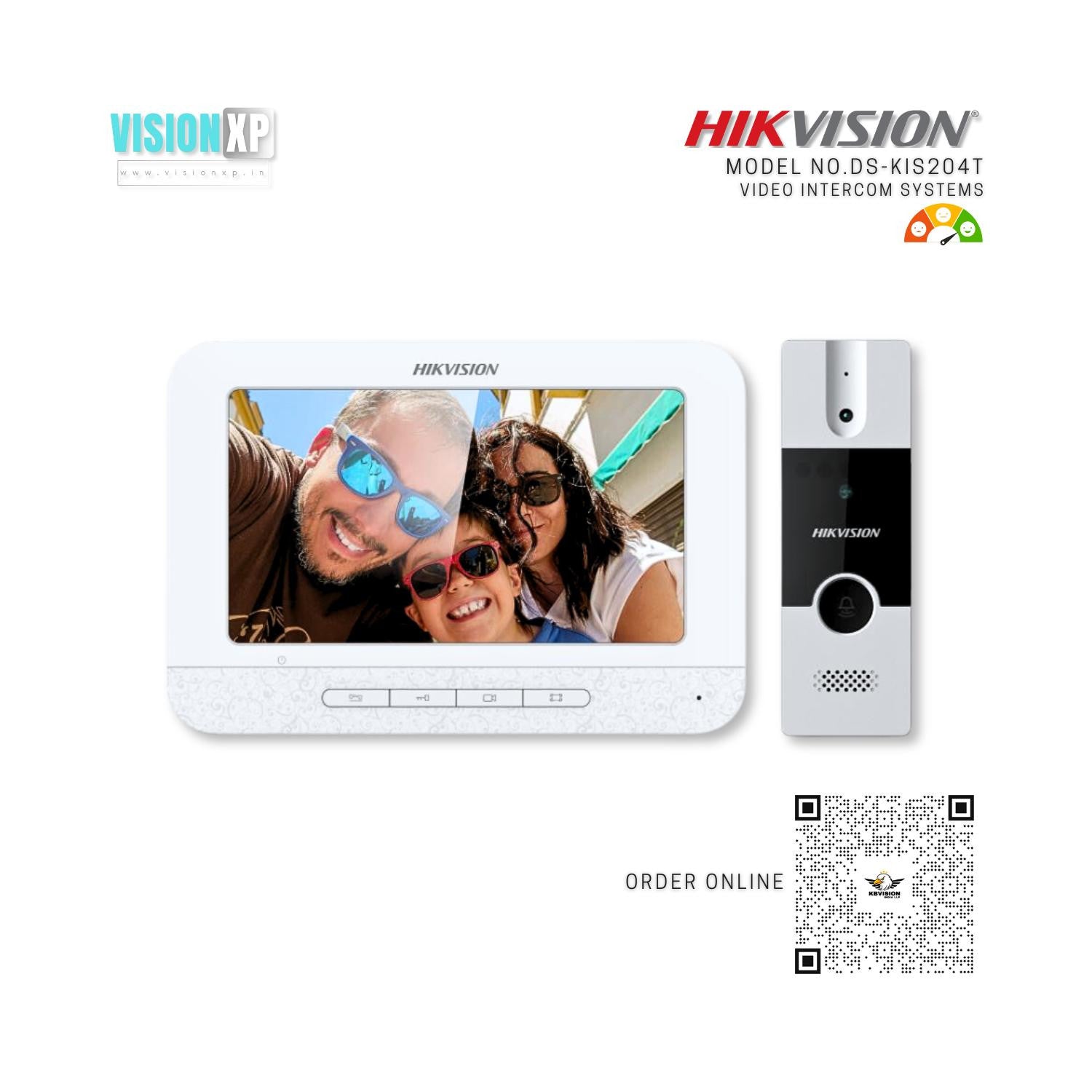 Hikvision DS-KIS204T Video Intercom Door Phone Bell Hikvision DS-KIS204T Video Intercom Door Phone Bell